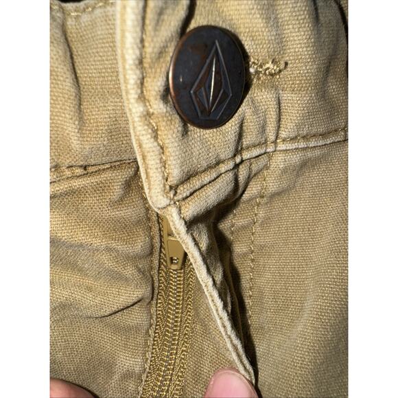 Volcom Modern Fit Chino Pants Tan 34x33 Skatewear Casual Workwear - Picture 5 of 5
